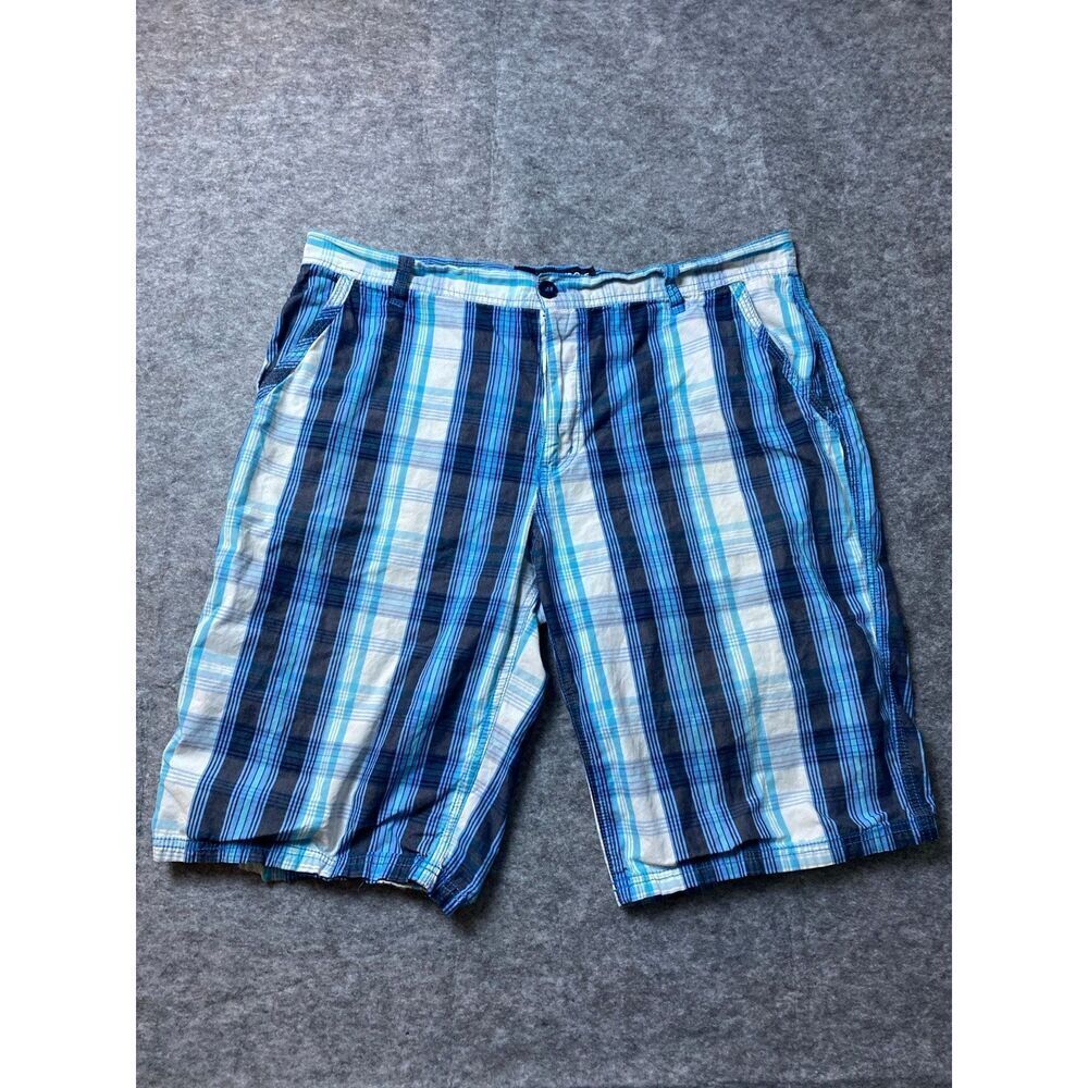 Southpole Shorts Mens 38 Blue Striped Casual Dress Pants